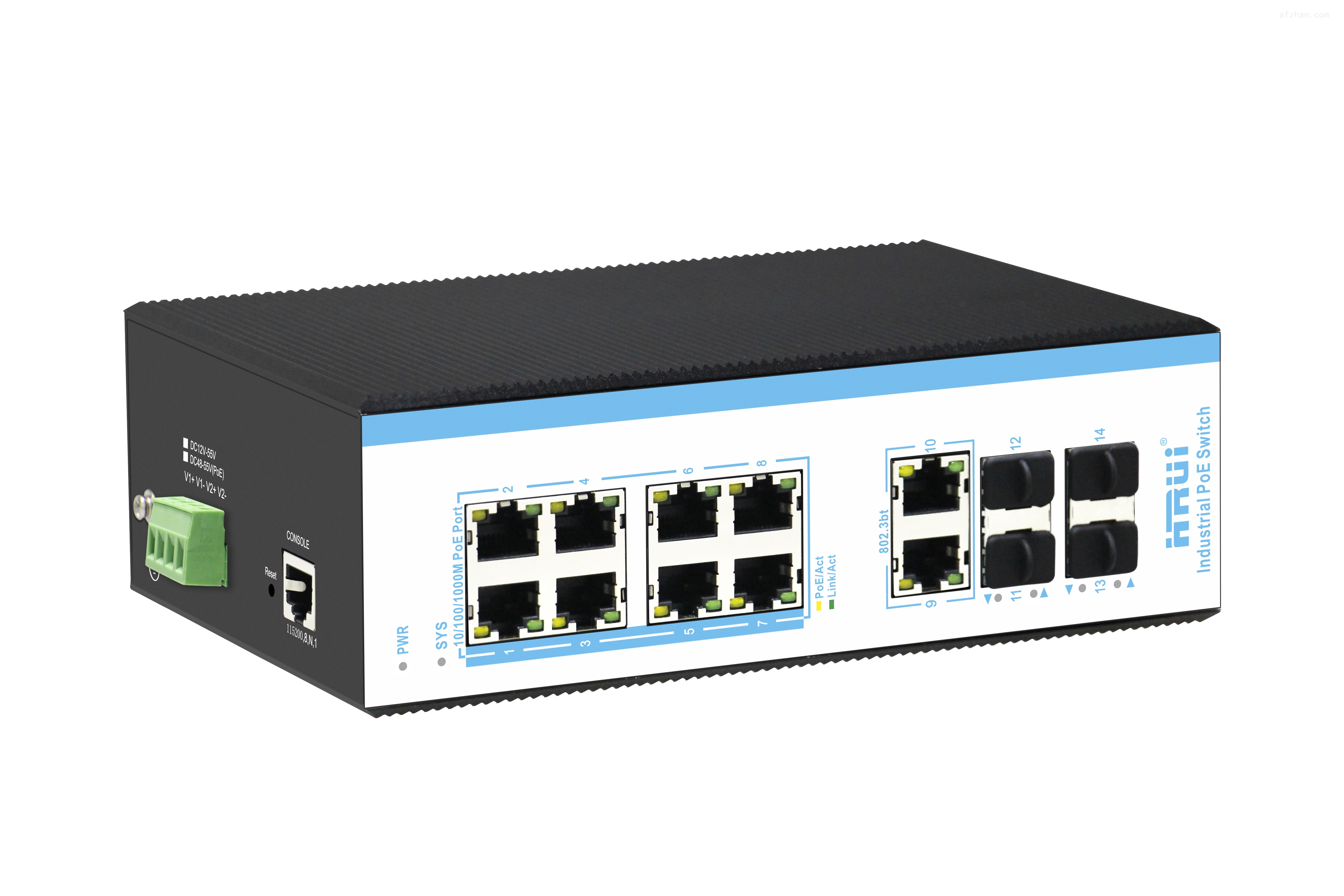 14口千兆工业级管理型poe交换机