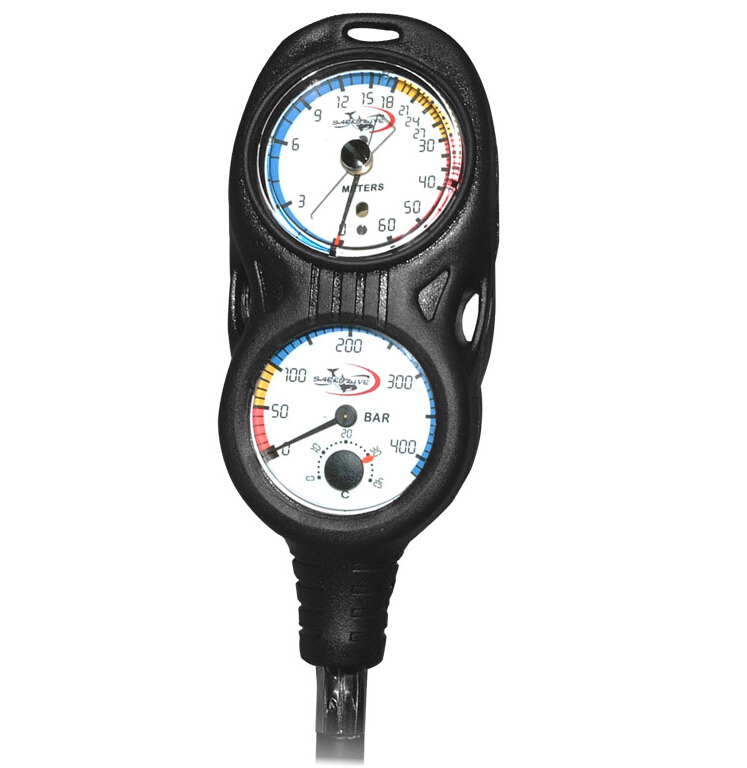 *中国台湾saekodive潜水三联表潜水仪表深度表 残压表 指北针